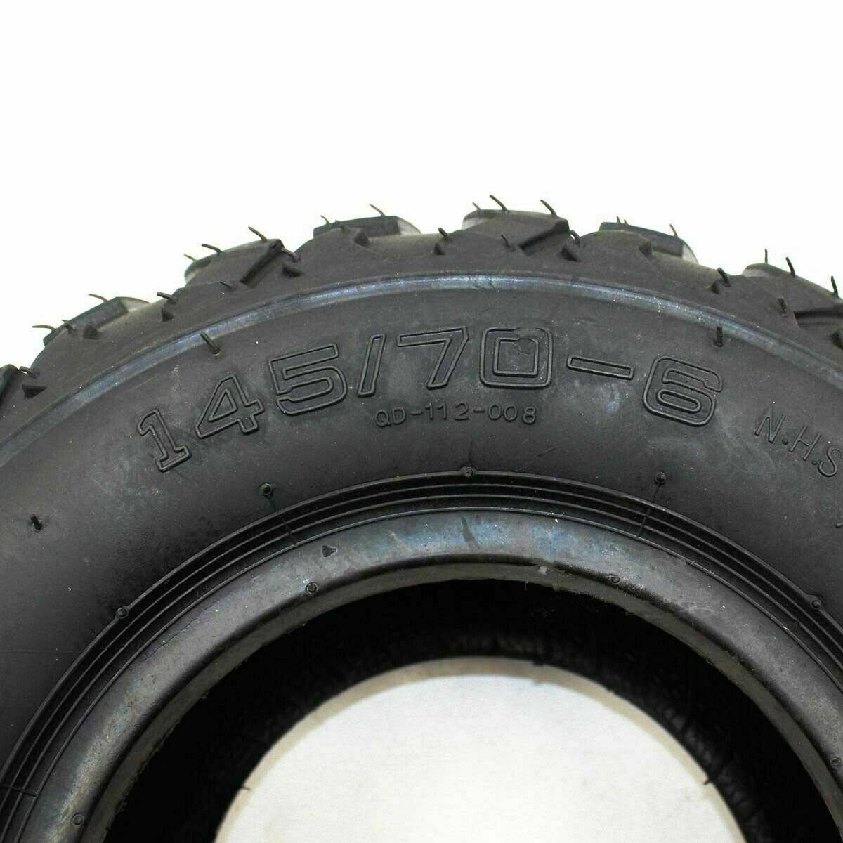 2pcs 4ply 145/70-6" inch Front Rear Tyre Tire 50cc 70cc 110cc Quad Bike ATV Buggy - TDRMOTO