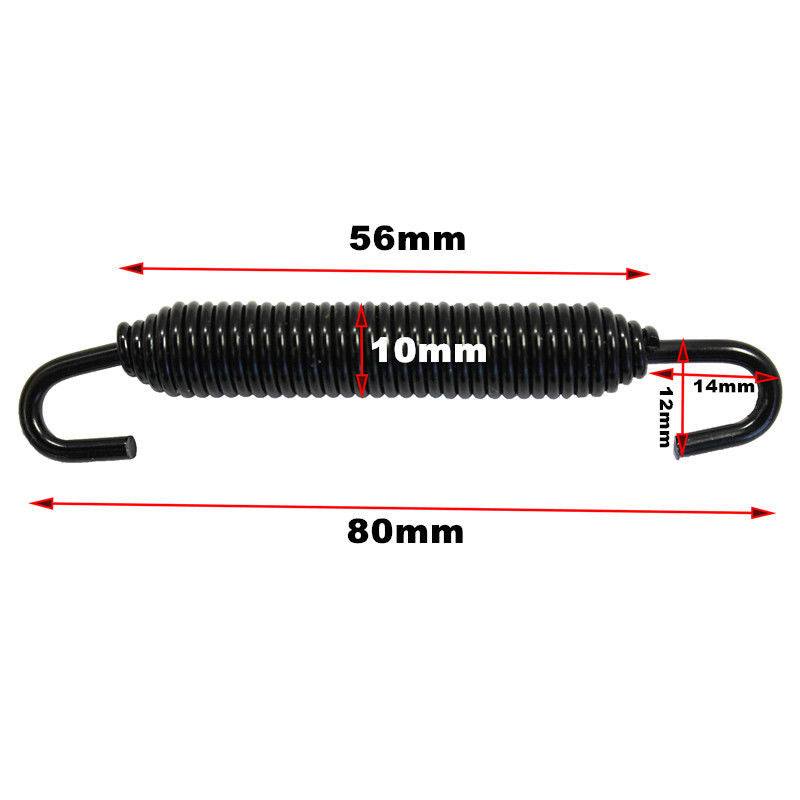 80mm Exhaust spring Pipe Muffler Springs Swivel 80mm Motorcycle AU STO ...