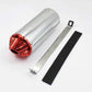Universal Motorcycle Scooter Dirt Bike 32mm Slip On RED Exhaust Muffler Pipe - TDRMOTO