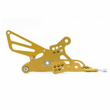 Gold CNC Rearset Footrest Rear set Foot peg For Yamaha YZF R6 06-14 12 13 14 - TDRMOTO