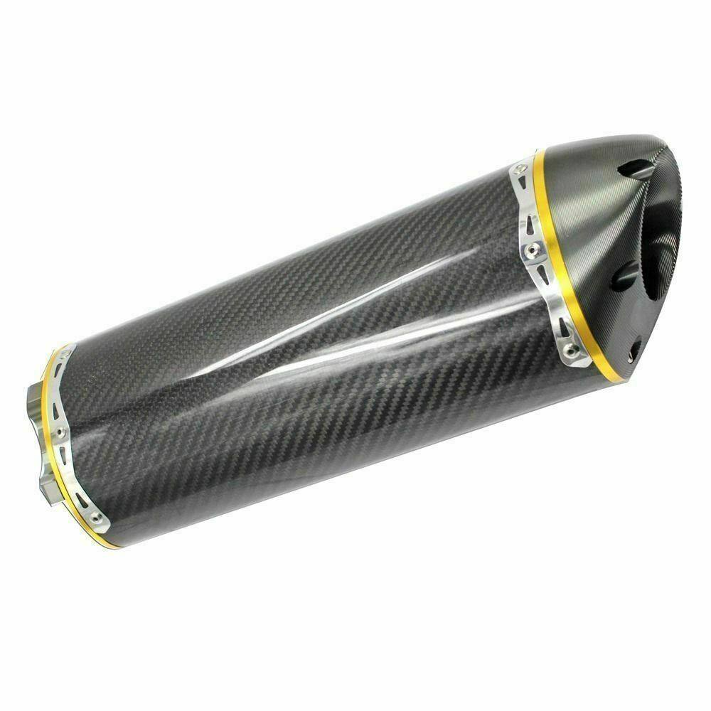 Carbon Fiber Exhaust Muffler Silencer For Kawasaki Ninja 250R 2011 2012 2013 14 - TDRMOTO