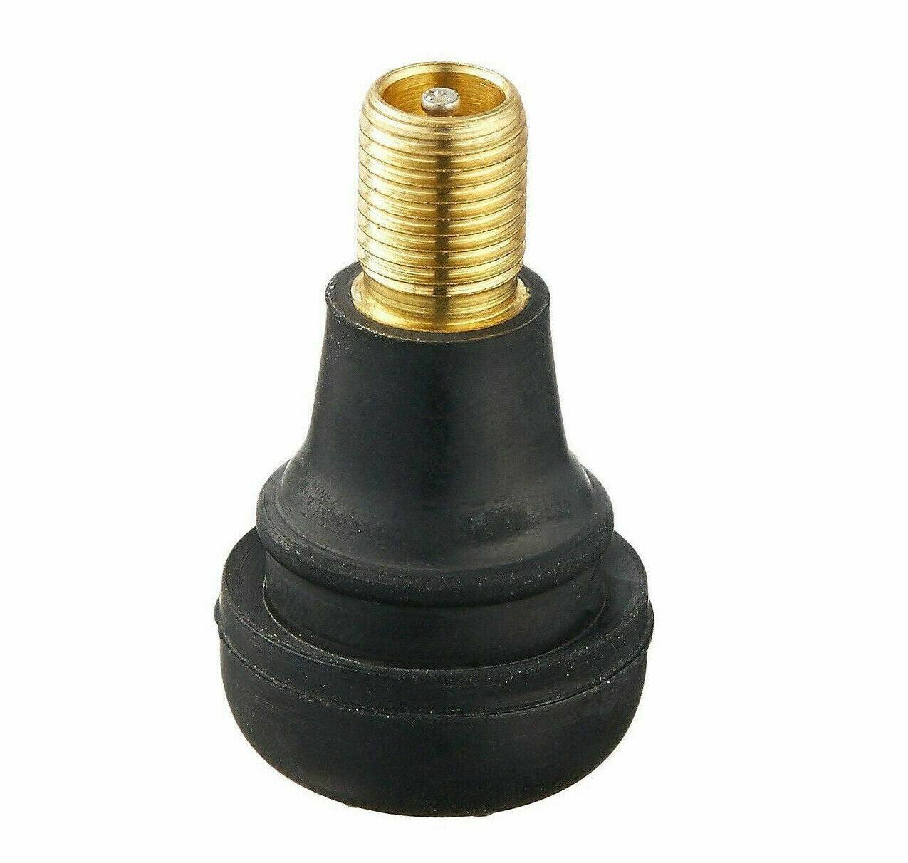 10x Car Auto TR 412 Snap In Tyre (Tire) Valve Rubber Tubeless Short Valve Stems - TDRMOTO