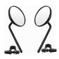 Motorcycle Rear View Mirrors Round Convex Clip-On Retro 22 25mm Mirror For Harley - TDRMOTO