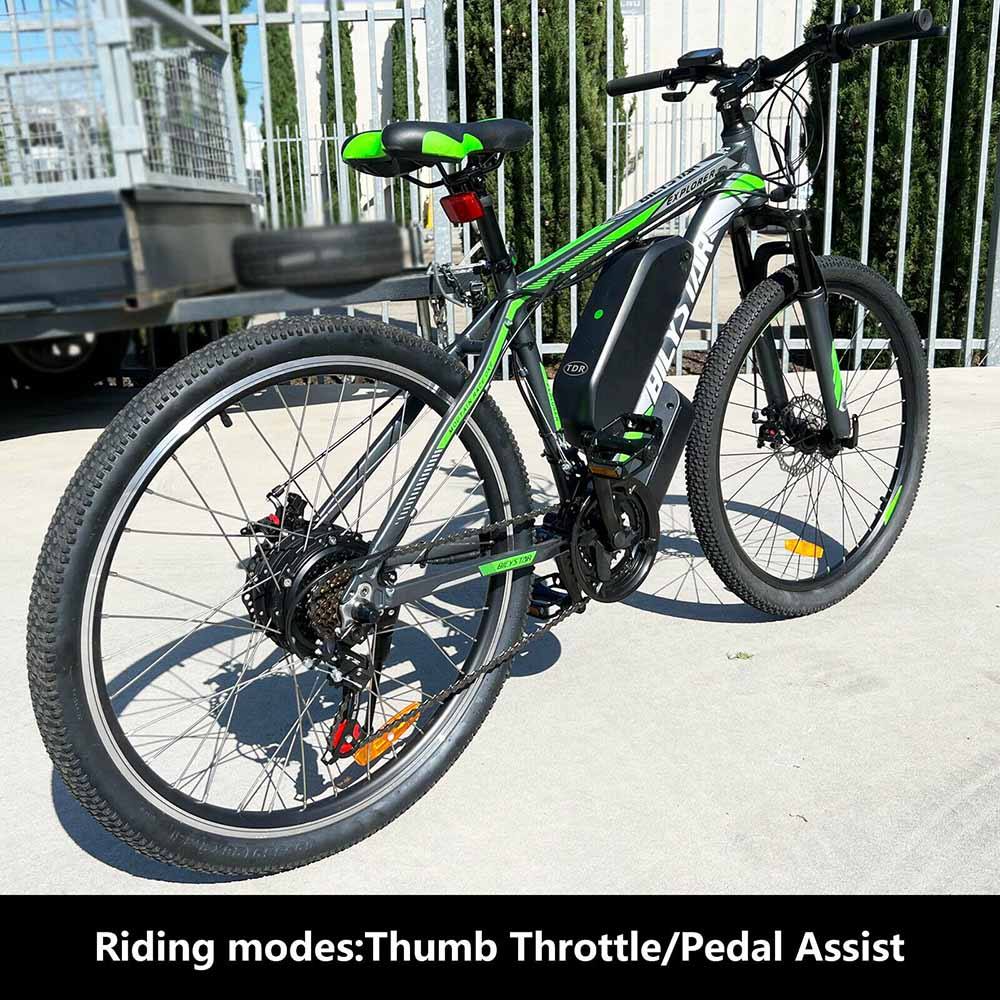 500W 26" Rear Hub Drive Electric Mountain Bike 21 Speed - TDRMOTO
