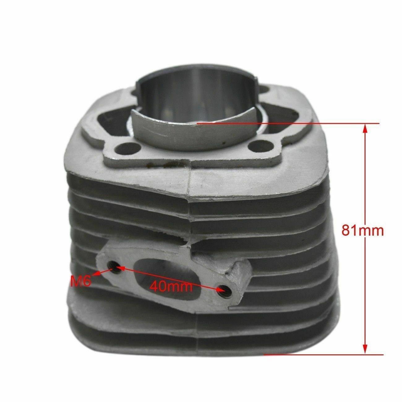 Motorised Push Bike 80cc 2 Stroke Engine Kit Head Cylinder Barrel Bore - TDRMOTO