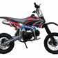 Apollo Plastic fairing STYLE Dirt Bike Motorcross Pit body fender orion 110 125 Blue - TDRMOTO