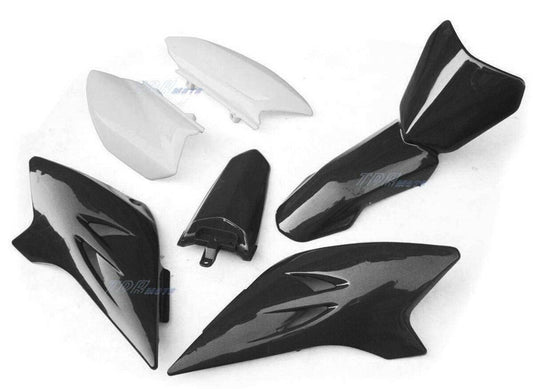 Black Plastics Fender Fairing Kit For TTR50 Dirt Bike Pit Bike - TDRMOTO