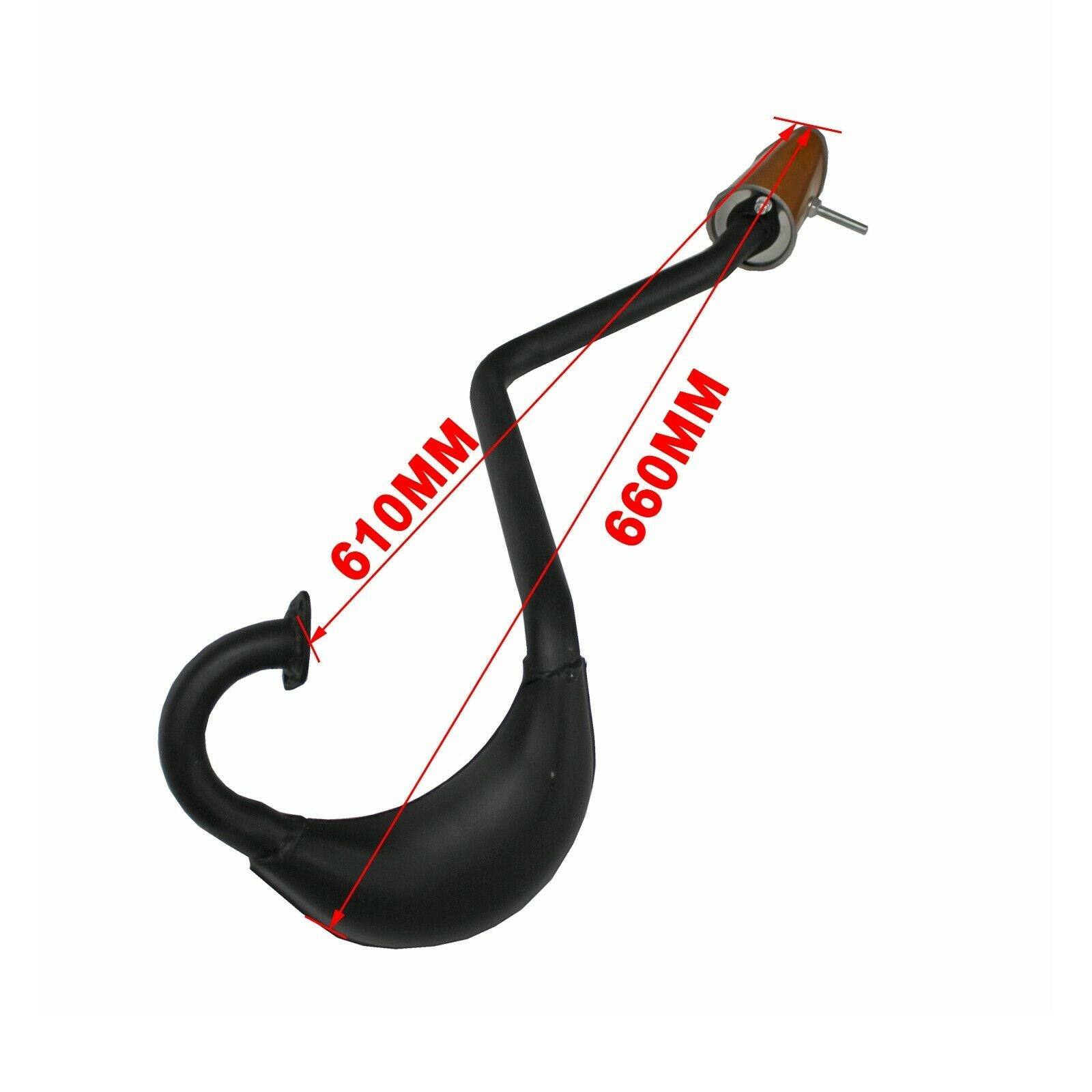 Exhaust Pipe Muffler For 49cc 2 Stroke Engine Mini Pocket ATV Quad Dirt Bike Scooter - TDRMOTO
