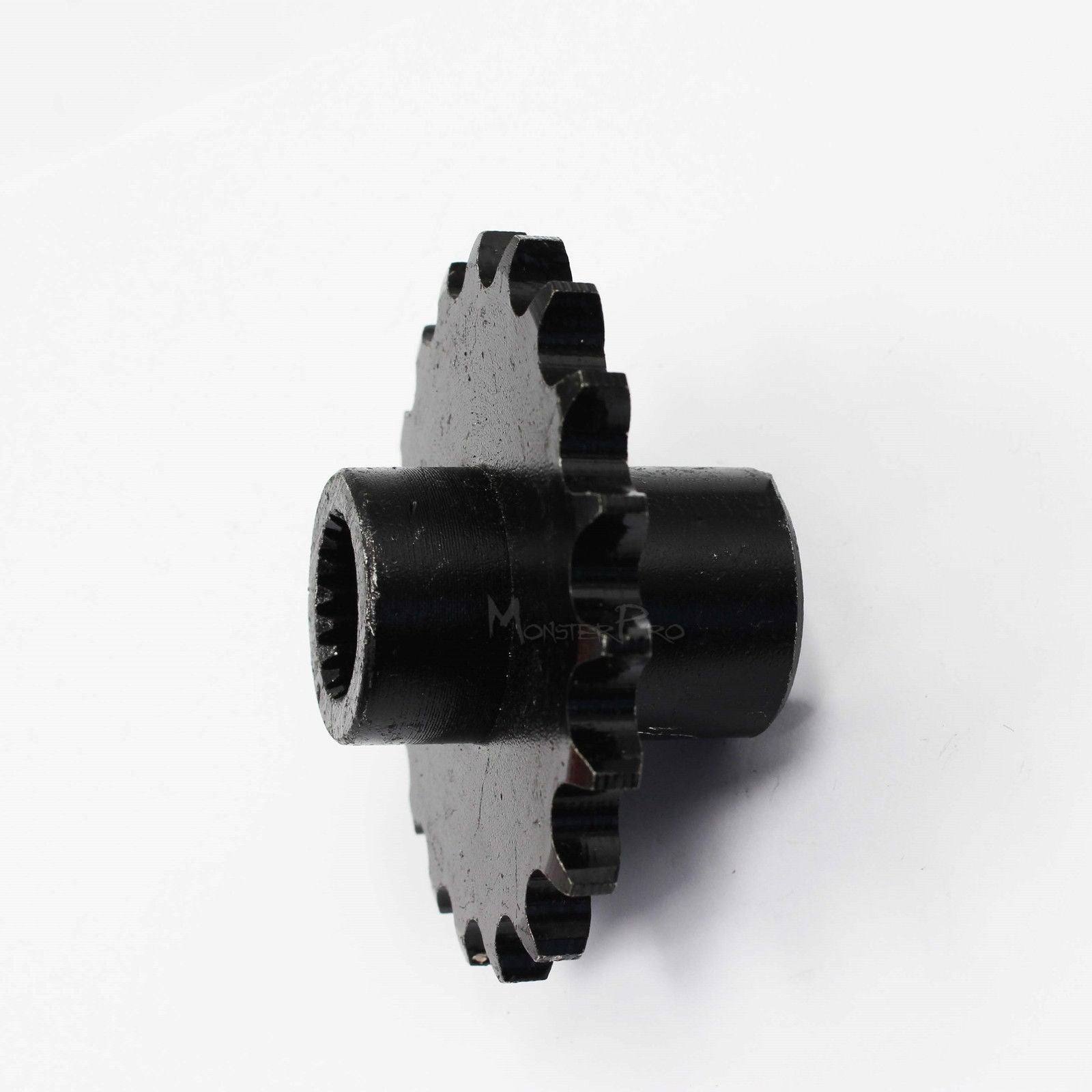 19 Teeth 428 Long Front Chain Sprocket Cog Gy6 150cc Quad Dirt Bike ATV Buggy - TDRMOTO