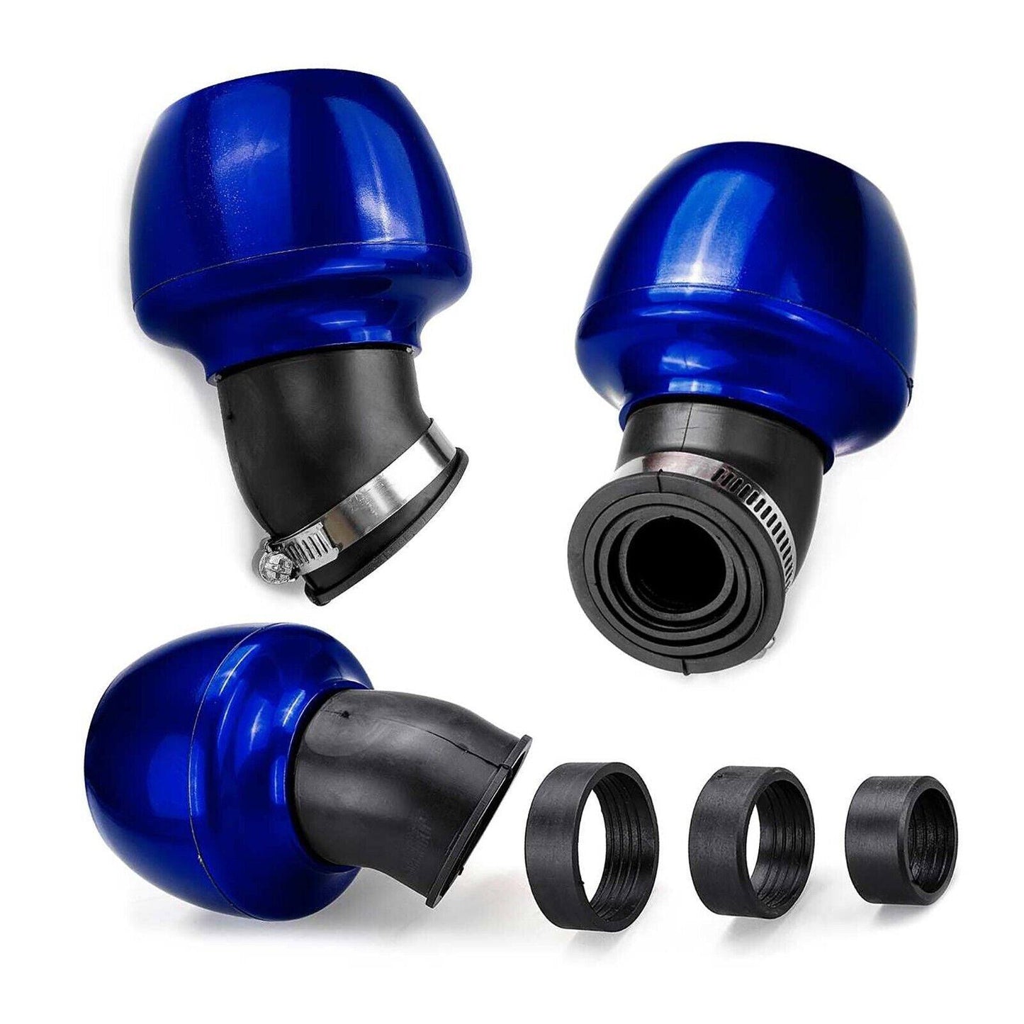 Blue 28mm-48mm Universal Fitment Motorcycle Air Filter For Dirt Bike Pit Bike Quad ATV - TDRMOTO