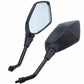 Motorcycle Black Rearview Mirrors For Kawasaki Z1000 Z750 Versys KLE 650 ZRX1100 - TDRMOTO