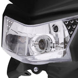 Black Rec Reg Headlight Head Light lamp For Yamaha YZ450 WR450 WR250 - TDRMOTO