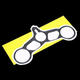 Triple Tree Top Clamp Decal Sticker Cabon Fiber Look Fit DUCATI 749 999 - TDRMOTO