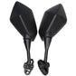 Left+Right Side Rear View Mirrors Black For HYOSUNG GT125R GT250R GT650R GT650S - TDRMOTO