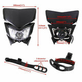 REC REG Head Light Kit Dirt Pit Trail Bike For KTM Yamaha Suzuki Kawasaki Honda - TDRMOTO