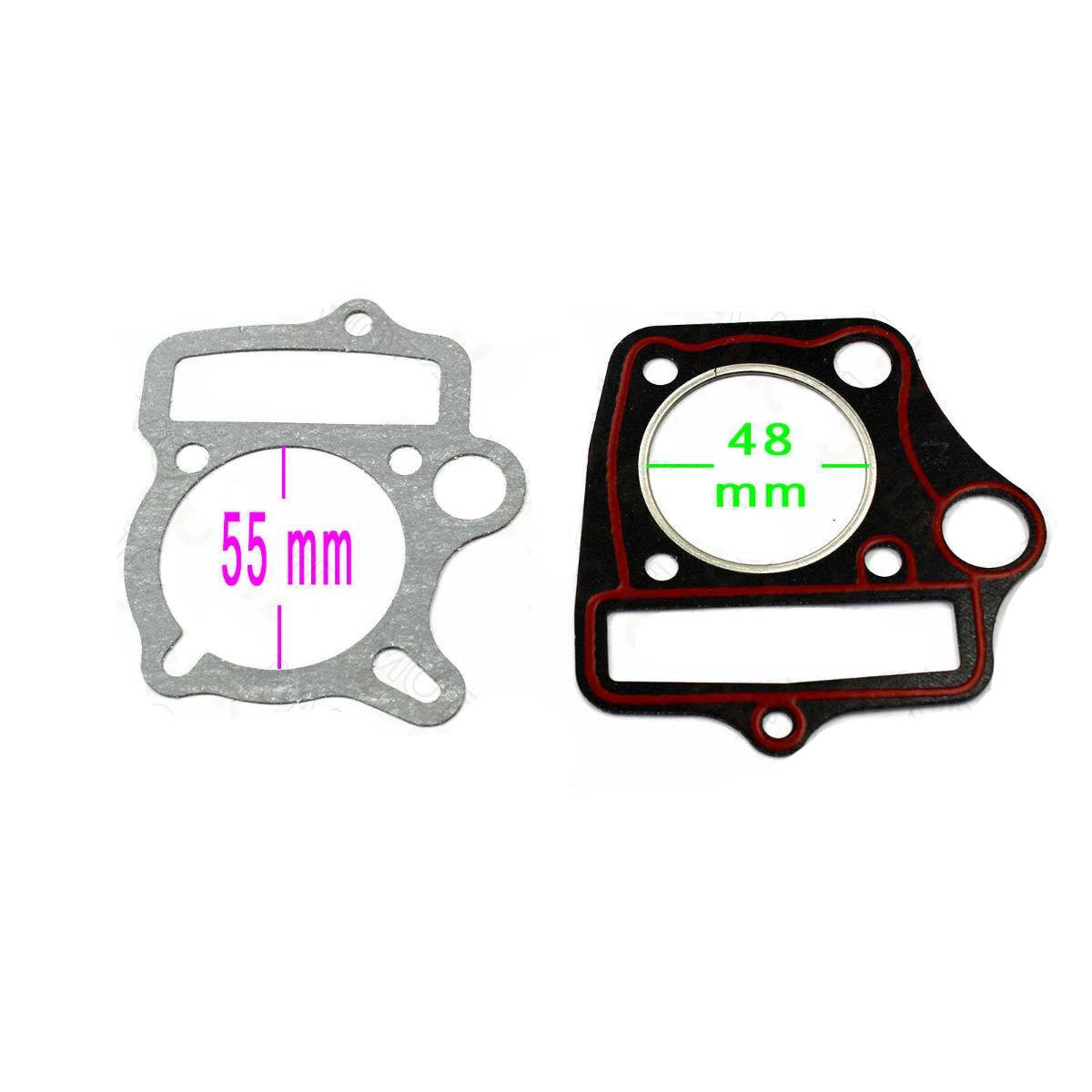 70cc-90cc PISTON &amp; RINGS &amp; Gasket  Dirt bike Quad Buggy Loncin Ducar atomik 47mm - TDRMOTO