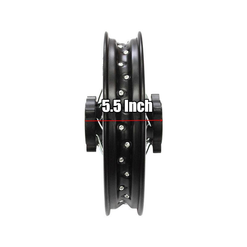 50cc/125cc 12 inch Rear rim Chinese Dirt bike pit bike 1.85 X 12 Rim 80/100-12 - TDRMOTO