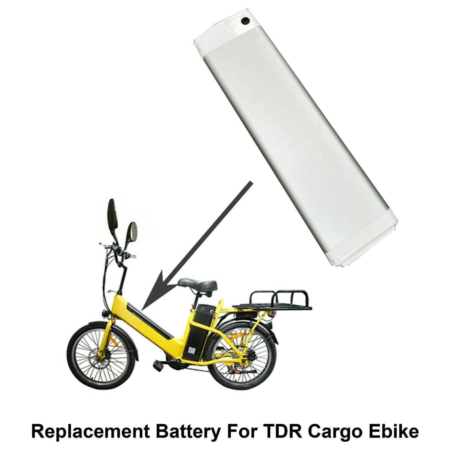 48V 10AH Lithium Battery For TDR Cargo Electric Bike Front Replacement Battery - TDRMOTO