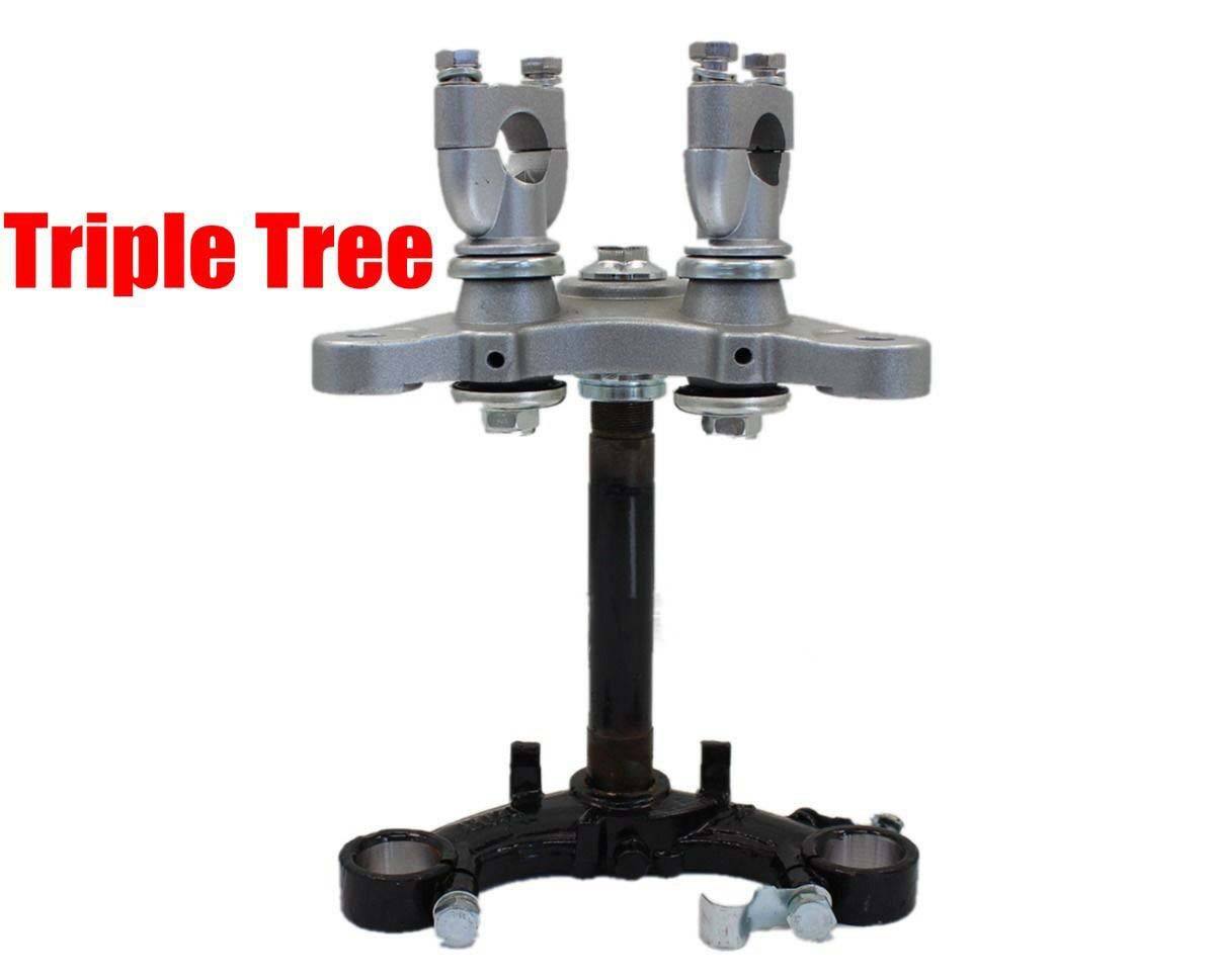 50cc 70cc Mini Dirt Bike Triple Tree Set Handlebar Riser Clamps Binocular Forks - TDRMOTO