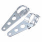 Chrome Headlight Mount Bracket For Motorcycles Fork Ear Bobber Racer 37mm-45mm - TDRMOTO