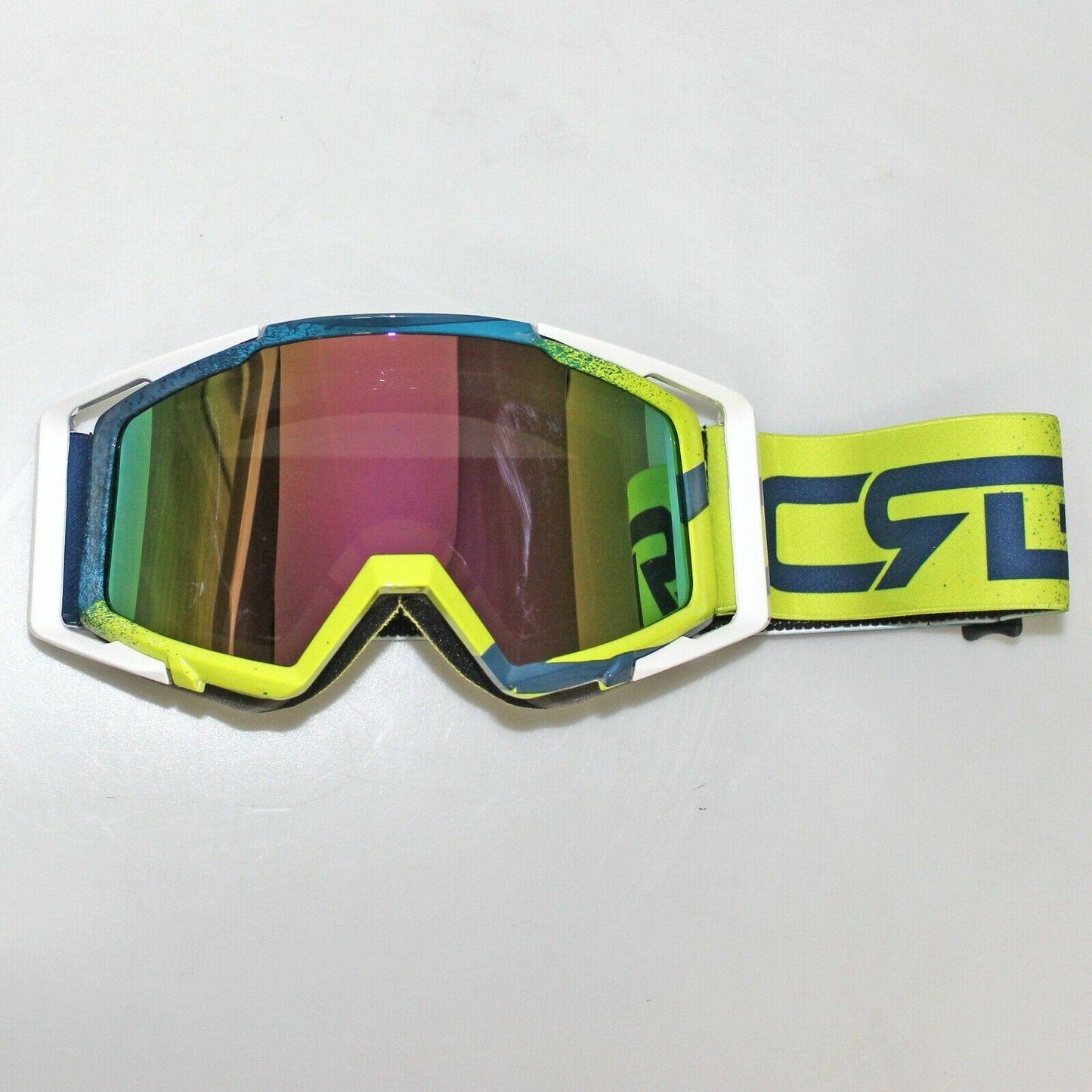 Yellow Adults UV Snow Snowboard Ski Goggles Helmet Ski Sunglasses Glasses - TDRMOTO