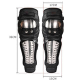 4P Set Bicycle Motor Alloy Steel Motocross Elbow & Knee Shin Guard Pads Protect - TDRMOTO