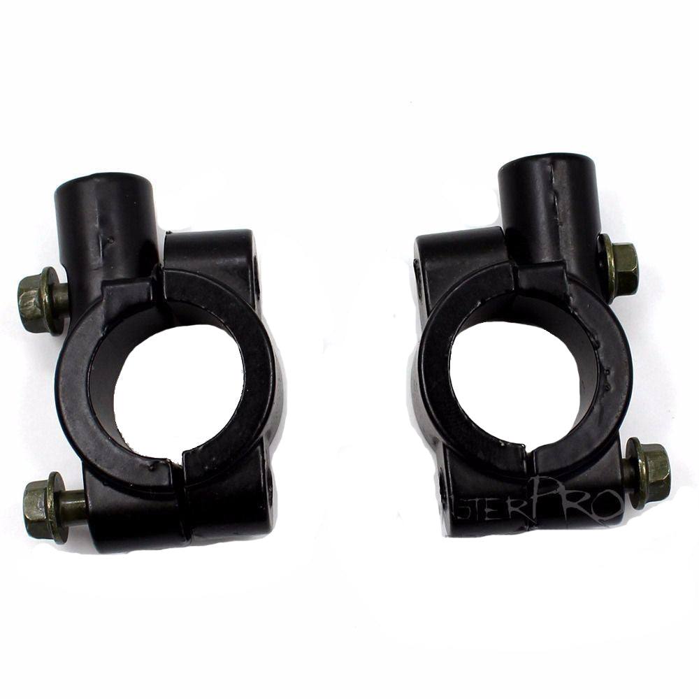 thumbnail image 2 of DREAMIZER 2x 8mm Mirror Clamp-On Adapters For 7/8" Handlebars ATV UTV Go Cart Buggy 2 of 3