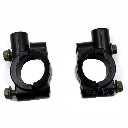 8mm Mirror Mount Holders Bracket Clamp For 7/8" 22mm Handlebar ATV Motorcycle - TDRMOTO