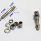 2 Pcs Motorcycle Mirrors Turn Signal Light Mount Bolt Adapter For Harley Custom - TDRMOTO