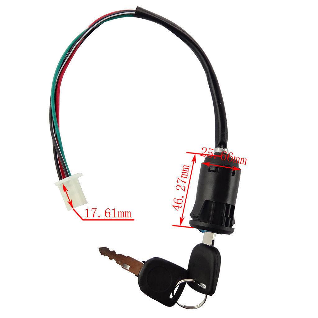 Ignition Start Starter Switch Lock Key Motorcycle Motorbike ATV Quad D ...