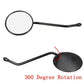 Motorcycle Motorbike Rear View Vintage Mirrors Universal Fit 10mm 8mm - TDRMOTO