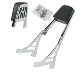 For Harley Davidson Sportster 883 1200 Sissy Bar Back Rest Rack Seat 1995-2003 - TDRMOTO