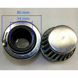 34mm Chrome Pod/Air Filter/Cleaner Dirt/Pit Quad /ATV Bike Buggy Go Kart - TDRMOTO