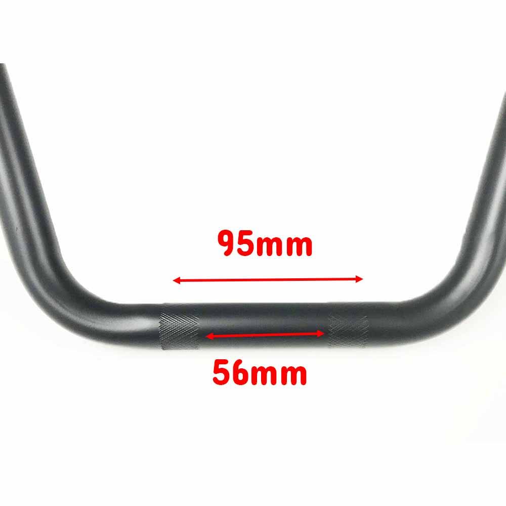 Black 25mm 1" Motorcycle Handlebars Ape Hanger Z Bar High Rise For Harley Suzuki - TDRMOTO