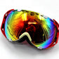 Red Double Lens Anti Fog Snow Goggle for Adult Unisex - TDRMOTO