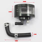 Universal Black CNC Motorcycle Front Brake Clutch Tank Master Cylinder Fluid Oil Reservoir Cup for Suzuki Yamaha Honda Kawasaki - TDRMOTO