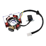 150cc Magneto Stator Plate + Flywheel ATV Dune Buggy Go Kart Moped Scooter 6coil - TDRMOTO