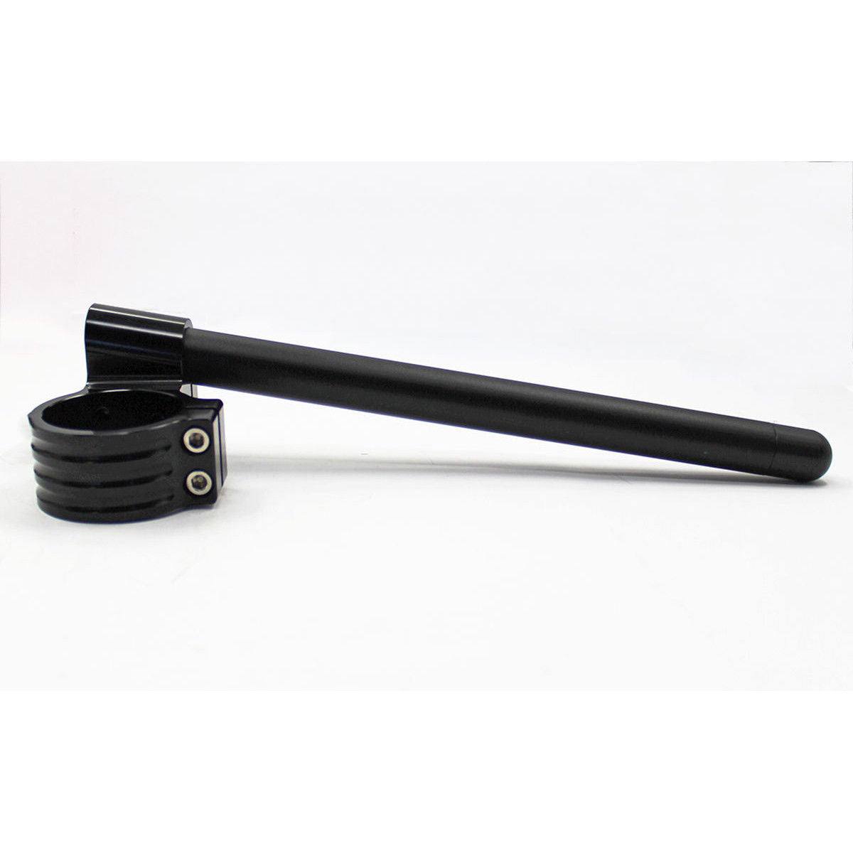 1" Raised Riser Clip-On ClipOns Handlebar Universal Fits 35mm Forks CAFE RACER - TDRMOTO