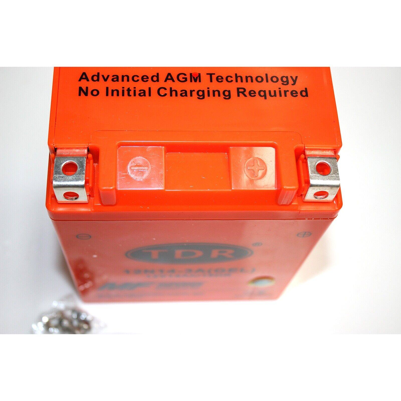 12N14-3A 12V 14Ah Gel Battery For Motorcycle Quad ATV Dirt Pit Bike YB14L-A2 YTX14AHL-BS - TDRMOTO