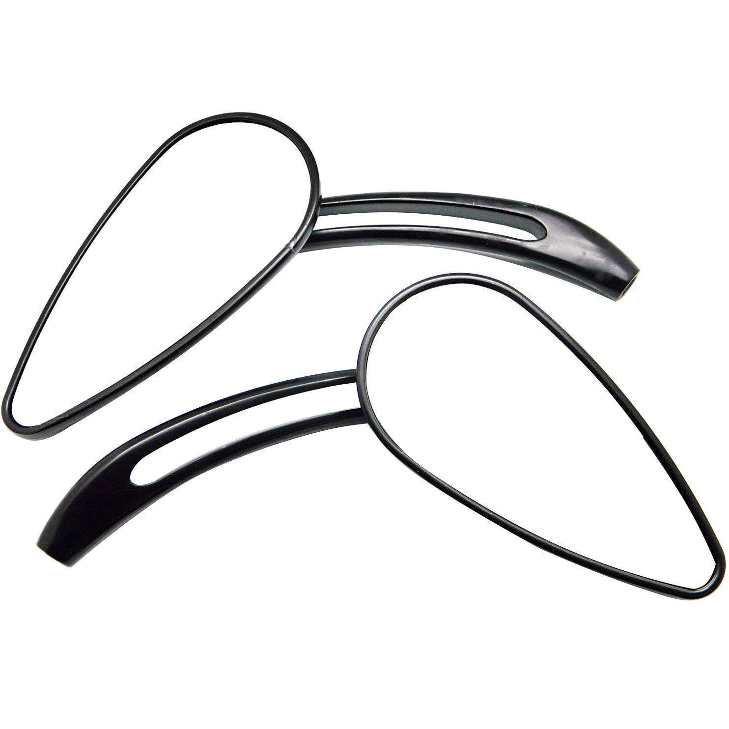 Black Skull Rearview Mirrors 4 Yamaha V-Star XVS 650 1100 Custom Silverado - TDRMOTO