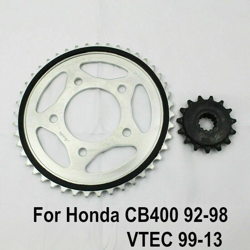 Honda CB 400 1992 - 1998 VTEC 1999 - 2013 Front/Rear Sprocket Kit 44T 15T - TDRMOTO