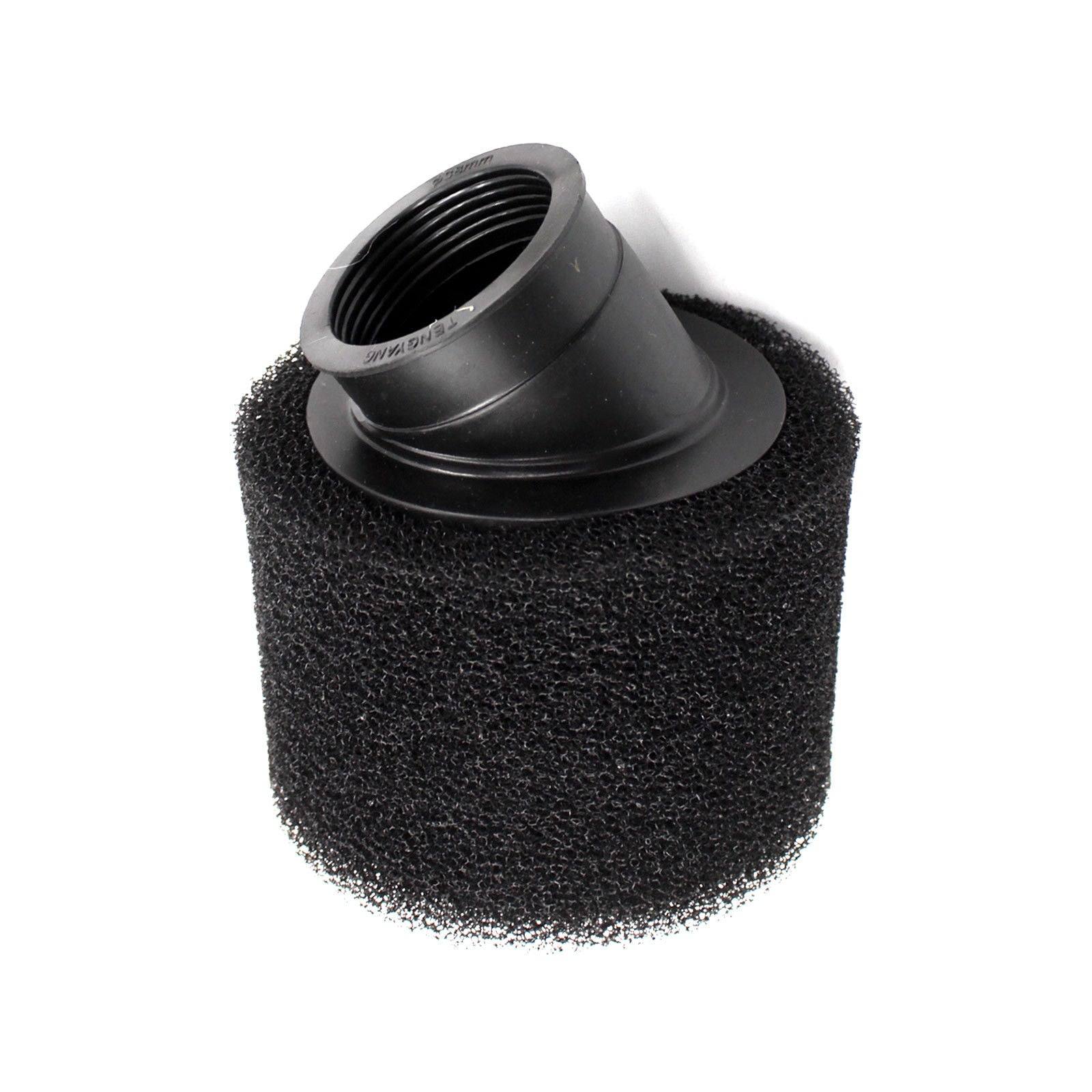 Black 45degree Angled Neck Fashion Design Air Filter 38mm 37mm For Dirt Pit Bike - TDRMOTO