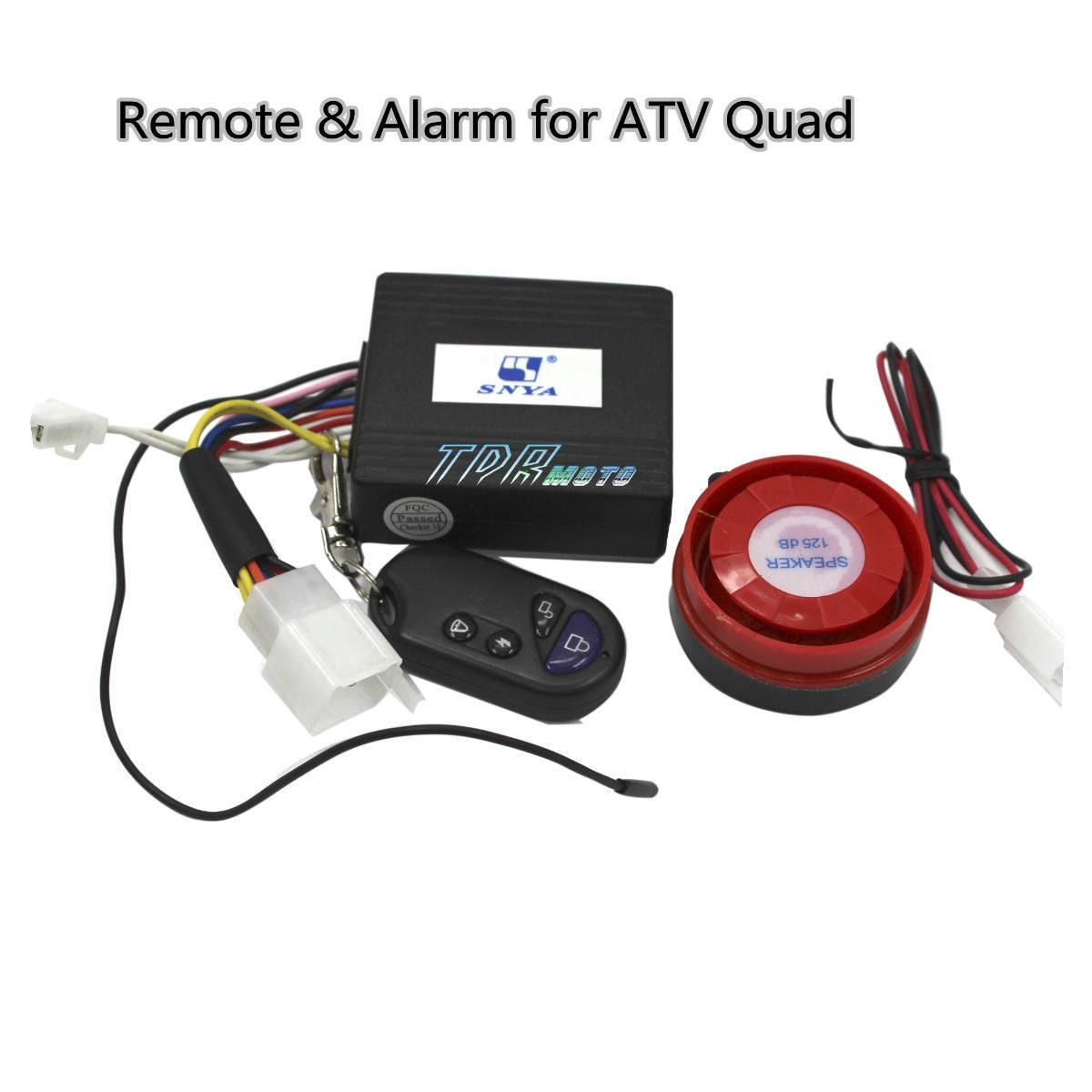 12V Remote Control Ignition Kill Switch Alarm 200/250cc ATV Quad Buggy Gokart - TDRMOTO