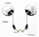 Pair Of Mirror Suit Electric Bicycle Electric Scooter 6MM Thread Convex Mirror - TDRMOTO