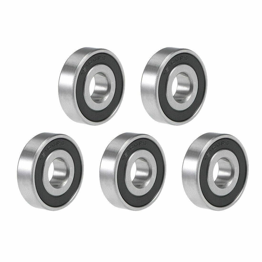 16100-2RS 10 x 28 x 8 mm Ball Bearings Double Sealed Chrome Steel - TDRMOTO