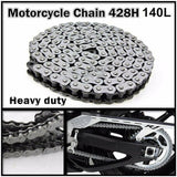 Motorcycle Drive chain 428H 140 links 70/110/125/150cc Dirt Pit Trail bike ATV - TDRMOTO