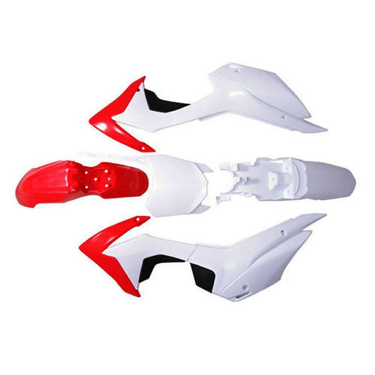 For Honda CRF 110 F 2013 2014 2015 2016 Red/White Plastics Guard Fender Fairing - TDRMOTO