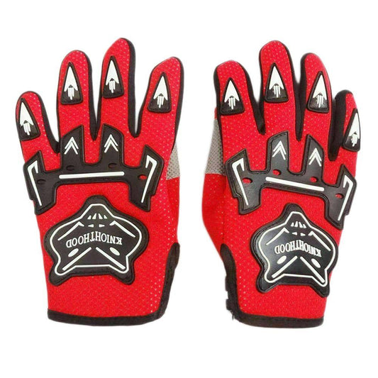 Red Kids Children Motorcycle Gloves Motorbike Gear Motorcross - TDRMOTO