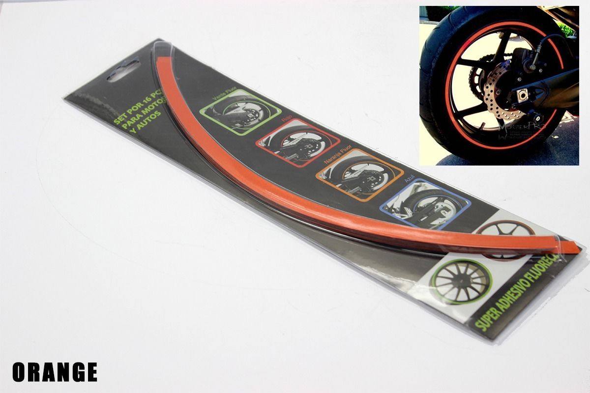 Motorcycle 17" Wheel Rim Stripe Tape Kawasaki Ninja 250R 300 500 - TDRMOTO