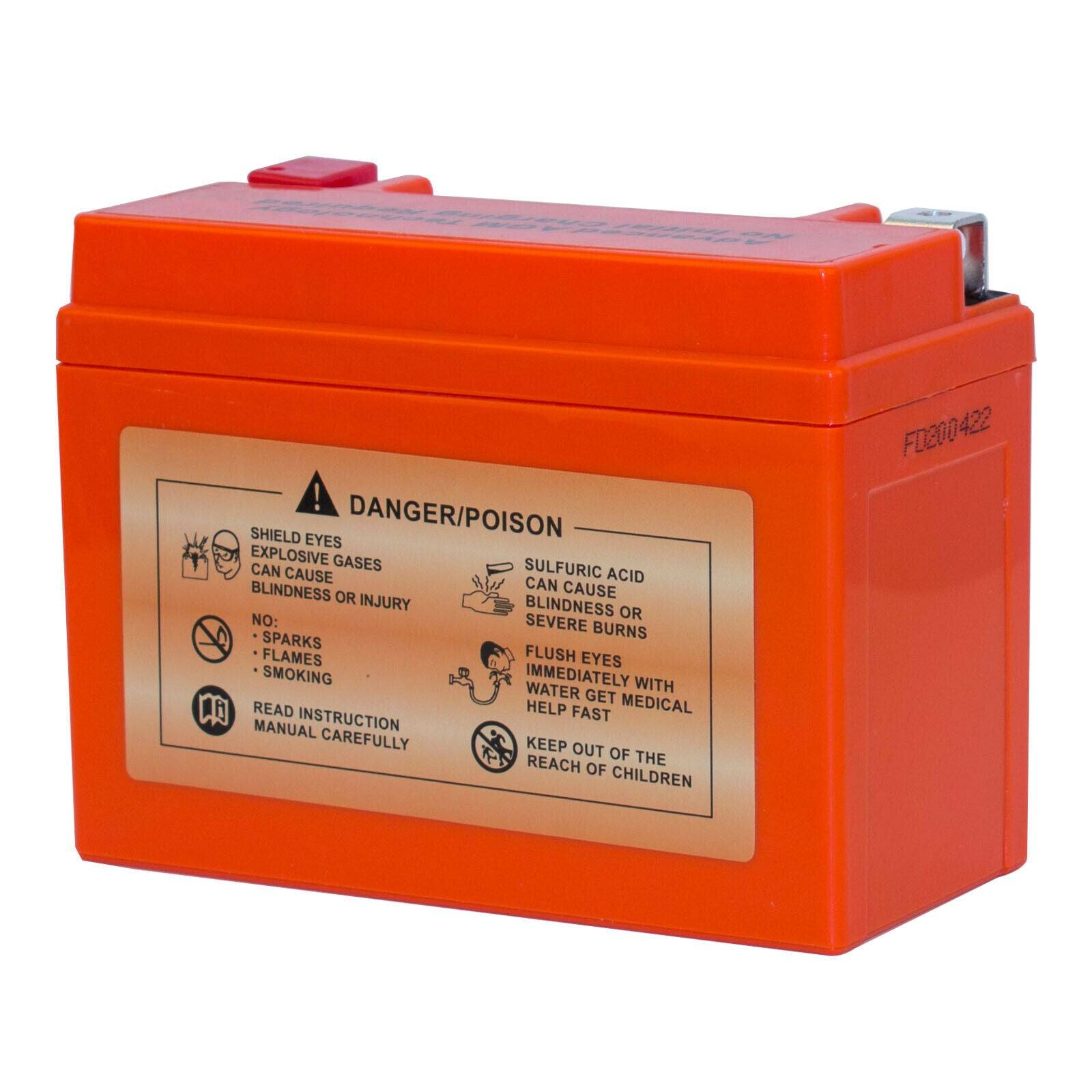 12V 6.5Ah Gel Battery for Motorcycle Dirt Bike ATV Quad Scooter Gokart Mower - TDRMOTO